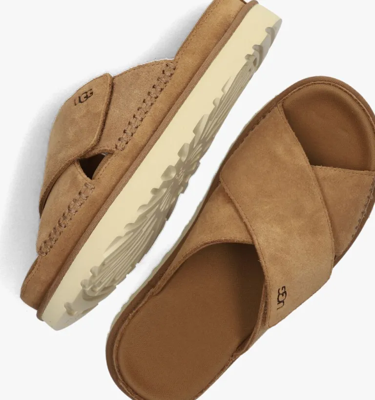 UGG slippers w goldenstar cross slide>DAMES Slippers
