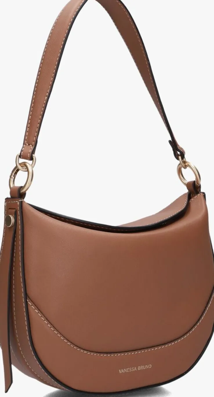 cognac vanessa bruno schoudertas mini daily bag