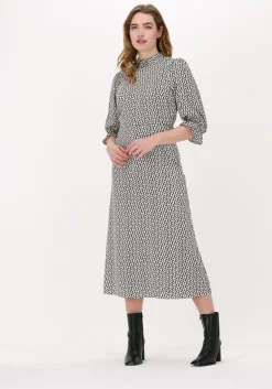 creme bruuns bazaar midi jurk acai clearence dress