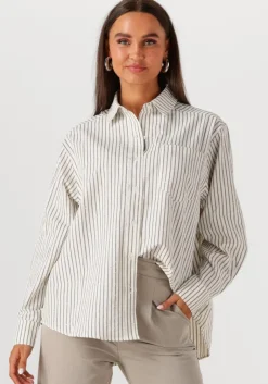 NEO NOIR blouses dalma crepe stone shirt>DAMES Blouses