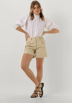 NOTES DU NORD broeken georgina leather shorts>DAMES Broeken