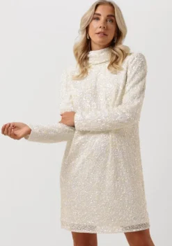 creme notes du nord mini jurk fia dress