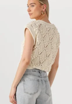 creme rouge edit top rouseverine ss o-neck knit top