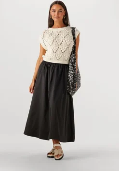 creme rouge edit top rouseverine ss o-neck knit top