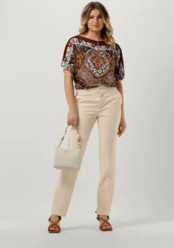 creme twinset milano pantalon 10149485-cpc
