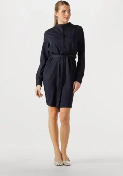 donkerblauwe another label mini jurk dalyce dress l/s