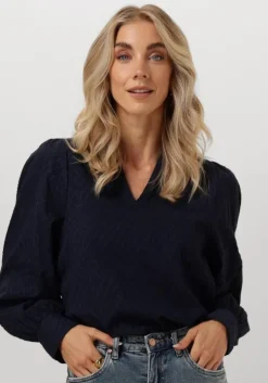 donkerblauwe circle of trust blouses alina blouse