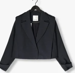 donkerblauwe co'couture blazer marin jacket