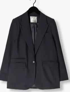 donkerblauwe co'couture blazer vola single oversized blazer