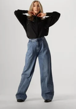 donkerblauwe copenhagen muse wide jeans cmjean-wide pants