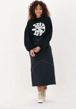 donkerblauwe 10days midirok a-line skirt