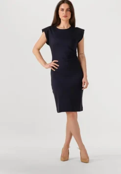 donkerblauwe inwear midi jurk henniehiw vincent sl dress