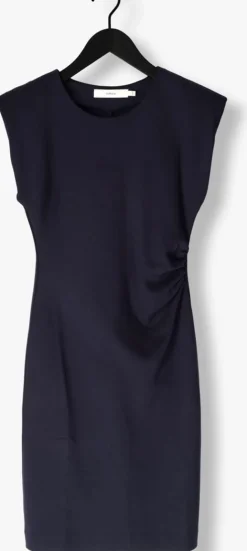 donkerblauwe inwear midi jurk henniehiw vincent sl dress