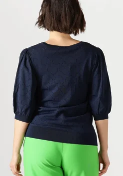 donkerblauwe jansen amsterdam top judith top jk 136 short sleeve
