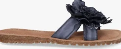 donkerblauwe lazamani slippers la33765