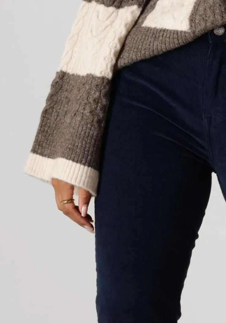 donkerblauwe lee flared jeans breese boot