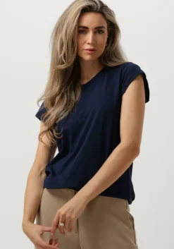 donkerblauwe minus t-shirt leti tee