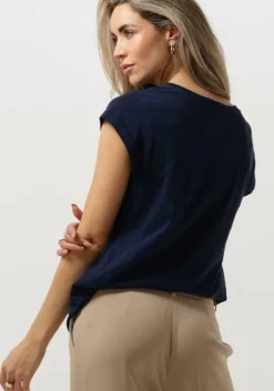 donkerblauwe minus t-shirt leti tee