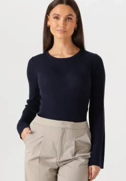 donkerblauwe modström tops & t-shirts mirokimd o-neck