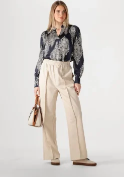 donkerblauwe neo noir blouses rosslyn paisley drop blouse