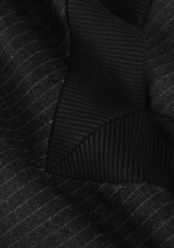 donkerblauwe penn & ink midi jurk dress v