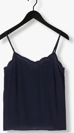 donkerblauwe pom amsterdam top emmi