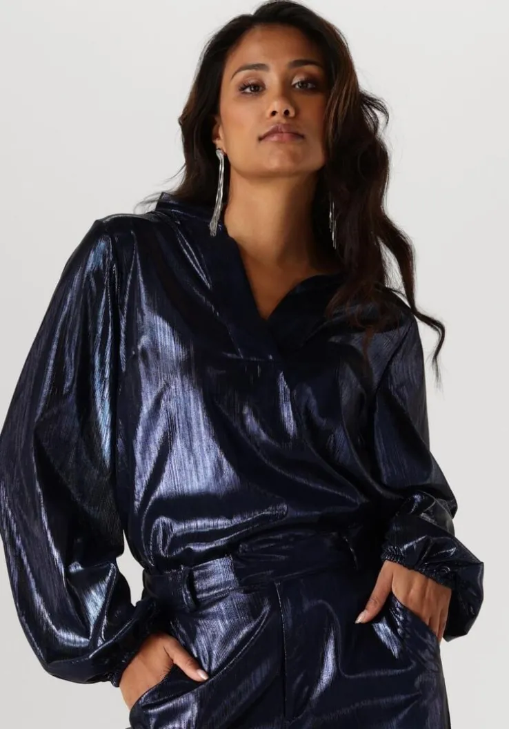 donkerblauwe studio amaya blouses luna