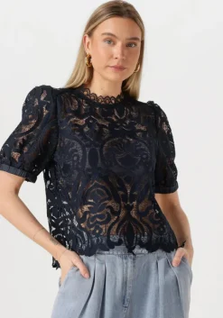 SUMMUM e top short sleeve top lace>DAMES Tops & T-Shirts