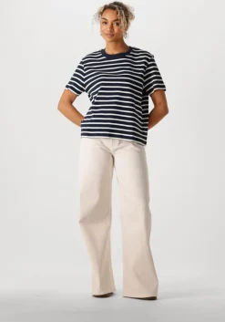 TOMMY HILFIGER e t-shirt slim henley gb scoop-nk ls 1>DAMES Tops & T-Shirts