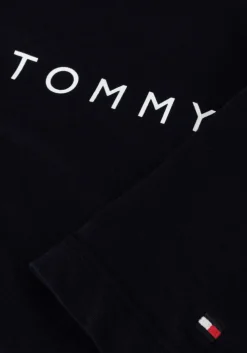 donkerblauwe tommy hilfiger t-shirt rec corp logo c-nk