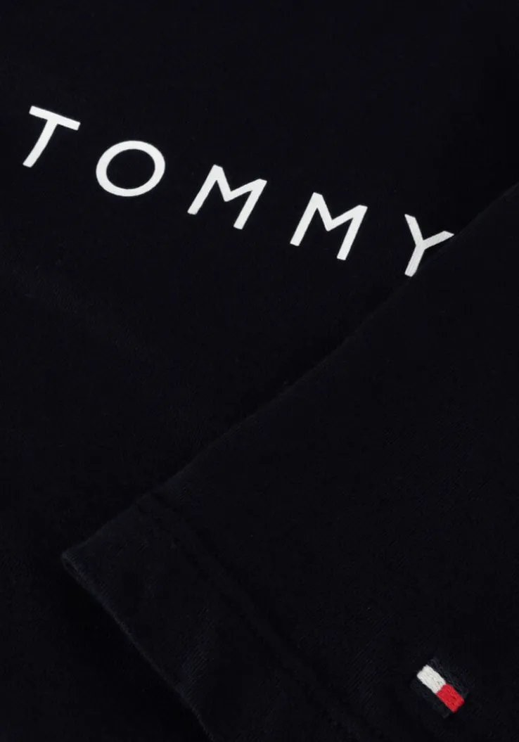 donkerblauwe tommy hilfiger t-shirt rec corp logo c-nk