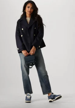 TOMMY HILFIGER e jack wool blend db peacoat>DAMES Jassen