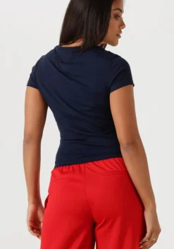 donkerblauwe tommy jeans t-shirt tjw slim essential logo 2 tee