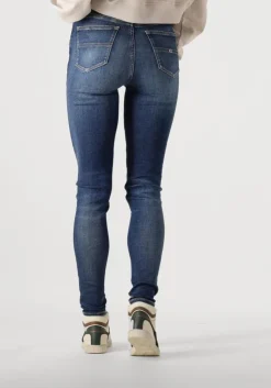 donkerblauwe tommy jeans skinny jeans nora md skn ai3354