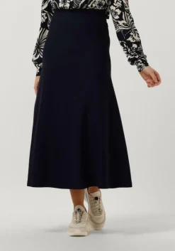 VANILIA e midirok double punto midi skirt>DAMES Rokken
