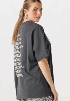 CATWALK JUNKIE donkergrijze t-shirt oversized graphic tshirt><noscript><img width=