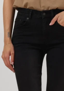 DRYKORN donkergrijze flared jeans far><noscript><img width=