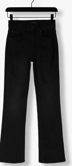 DRYKORN donkergrijze flared jeans far><noscript><img width=