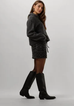 MODSTRÖM donkergrijze modström trui kanemd zip t-neck><noscript><img width=