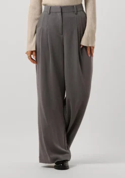 MSCH COPENHAGEN donkergrijze pantalon mschhenrika hw pants>DAMES Broeken