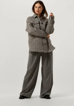 MSCH COPENHAGEN donkergrijze pantalon mschhenrika hw pants>DAMES Broeken