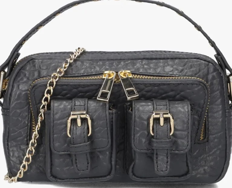 NÚNOO donkergrijze núnoo schoudertas helena buckle new zealand>DAMES Schoudertassen