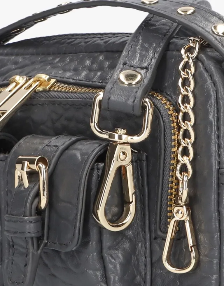 NÚNOO donkergrijze núnoo schoudertas helena buckle new zealand>DAMES Schoudertassen