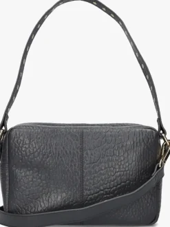 donkergrijze núnoo schoudertas ellie buckle new zealand