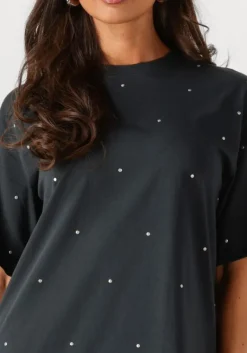 REFINED DEPARTMENT donkergrijze mini jurk bella><noscript><img width=