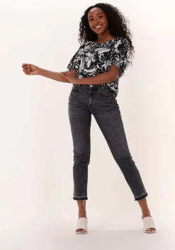 donkergrijze scotch & soda slim fit jeans high five slim fit jeans - passing time