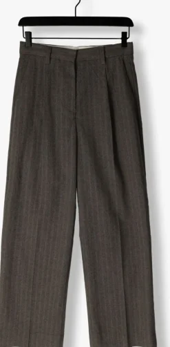 SECOND FEMALE donkergrijze pantalon hollanda trousers><noscript><img width=