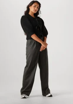 SECOND FEMALE donkergrijze pantalon wake trousers><noscript><img width=