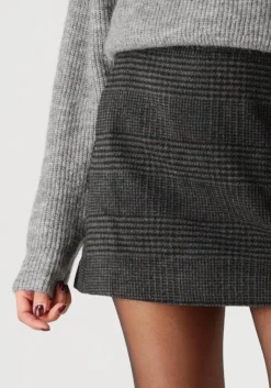 SELECTED FEMME donkergrijze minirok slfbex hw mini skirt><noscript><img width=