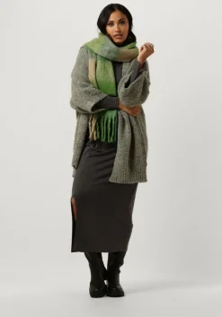 SIMPLE donkergrijze midi jurk knit-vis-pique-23-1>DAMES Jurken